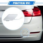 Tow Hook Eye Hole Cover Cap for BMW 3 F30 (2012–2015) Silver Tone