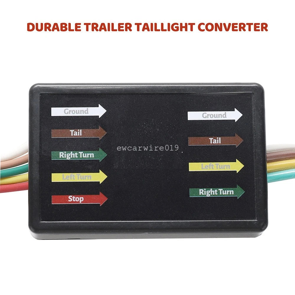 4-Way Flat Trailer Harness Connector 55336 with Dust Cover for Acura MDX (2001–2006)