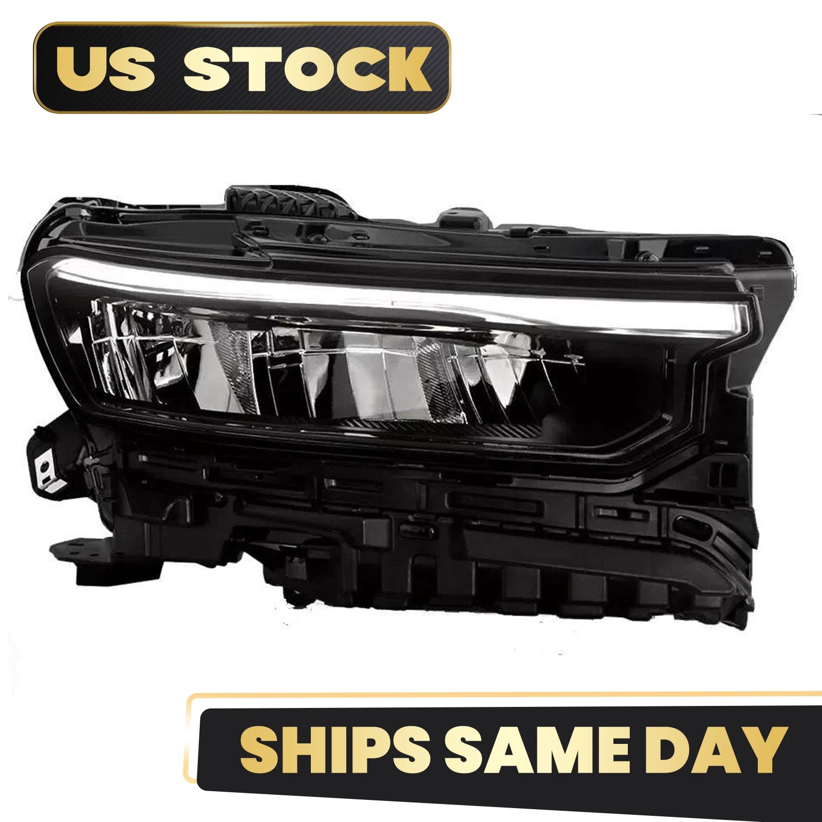 Full LED Headlight for Jeep Grand Cherokee L (2021–2024) Right w/ DRL