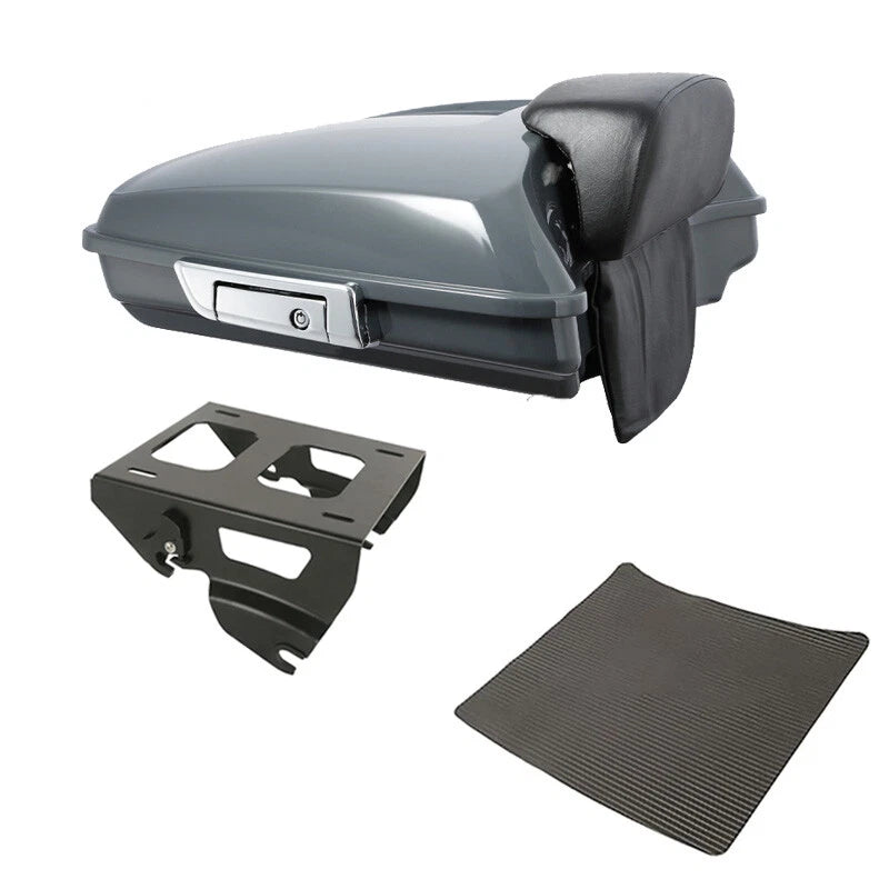 Razor Trunk Backrest Solo Mount Rack for Harley Touring Road Glide (2014–2026)