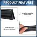 Window Deflectors for Hyundai Tucson 2010-2015 Side Window Vent Visors Black 1 Set