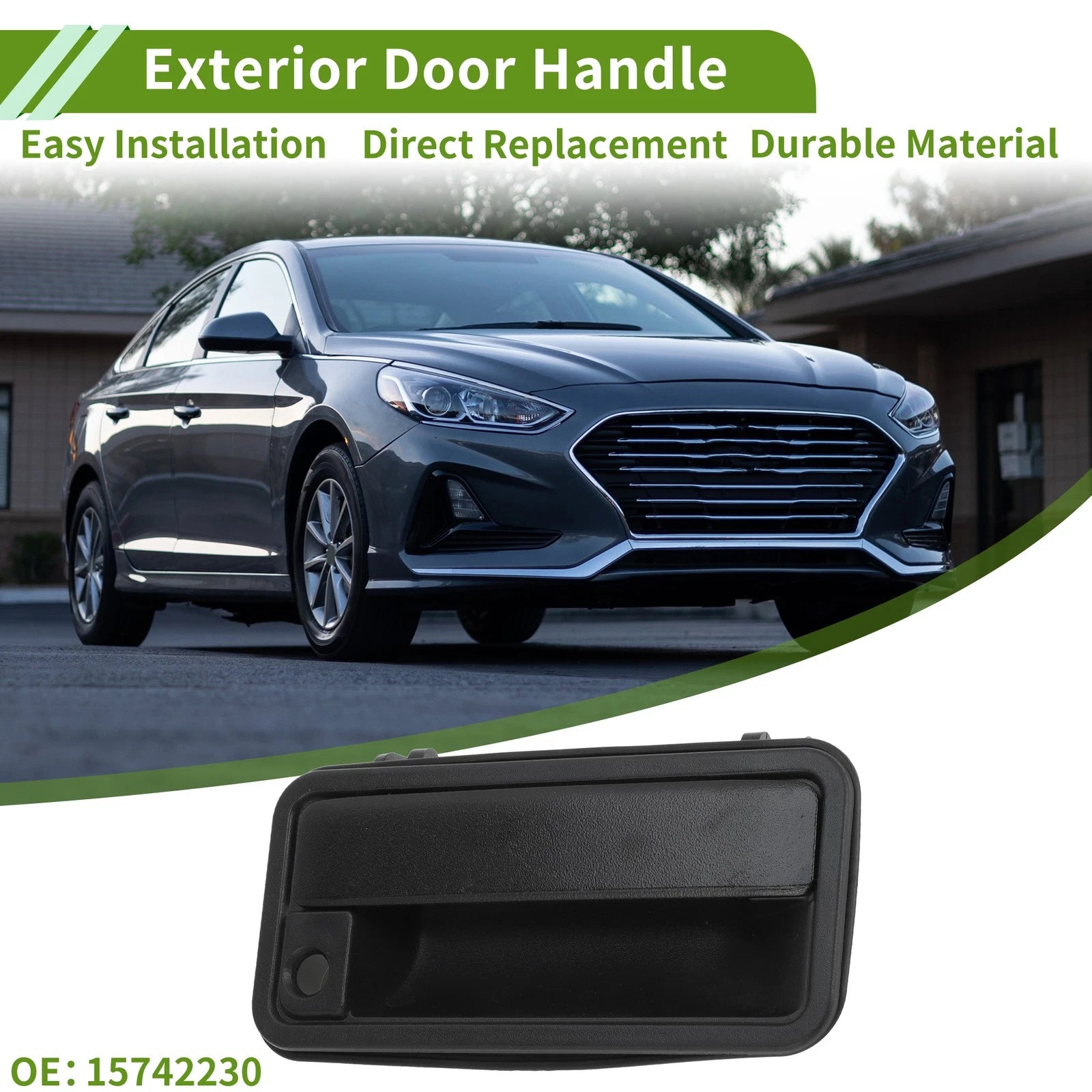 Exterior Door Handle for Chevrolet GMC Cadillac Front Right (15742230)