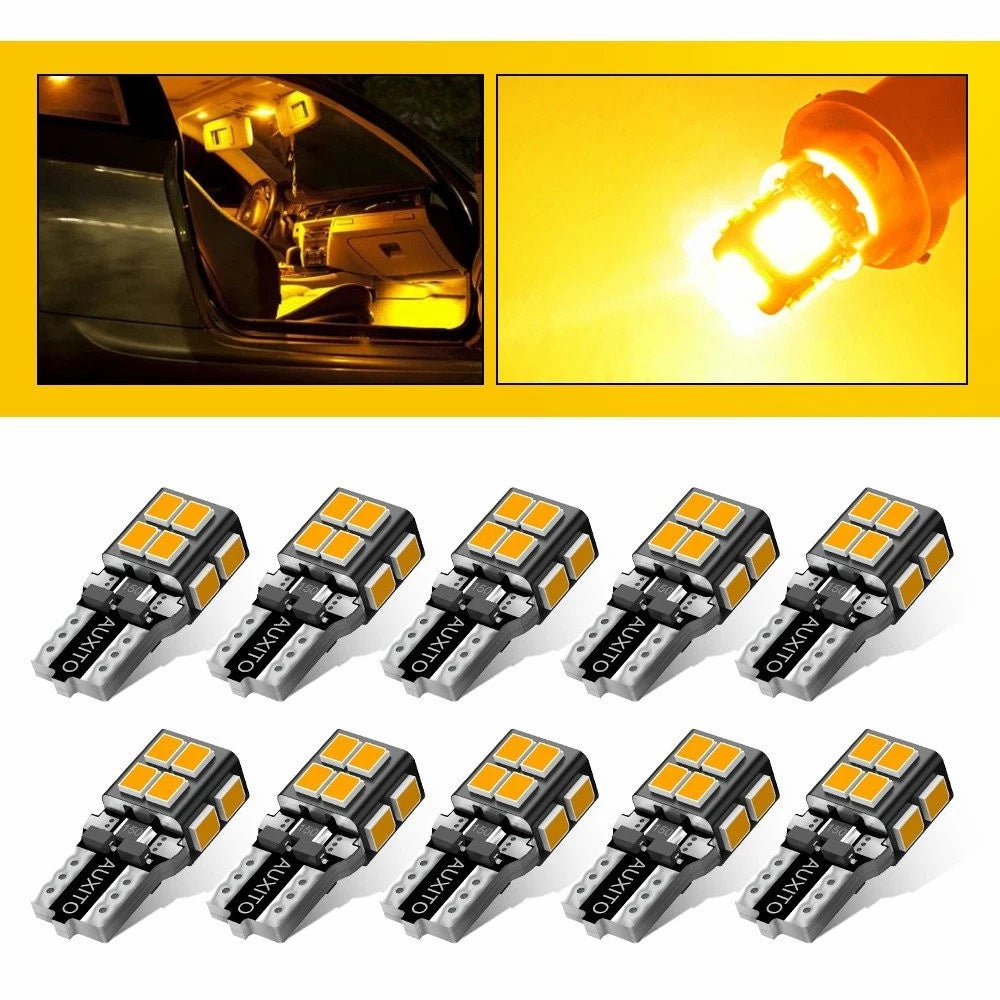 10x Roof Top Cab Marker Running Light Bulbs for Ford F250 F350 (1999–2016)