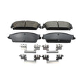Set of 4 TRW Pro Rear Ceramic Slotted Brake Pads for Cadillac Chevy GMC