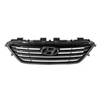 Replacement Chrome Plastic Front Grille For 2015-2017 Hyundai Sonata