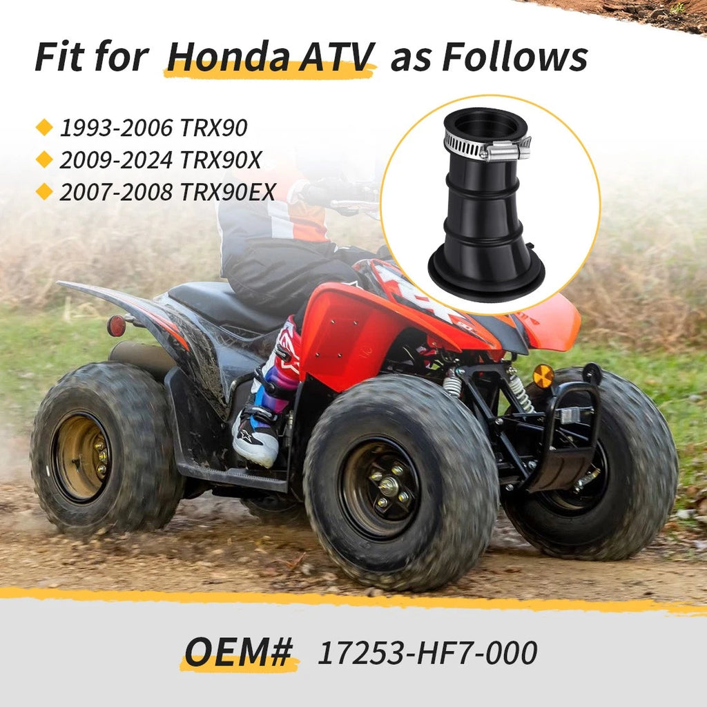 Air Box to Carb Intake Boot 17253-HF7-000 for Honda TRX90/TRX90EX/TRX90X (1993–2024)