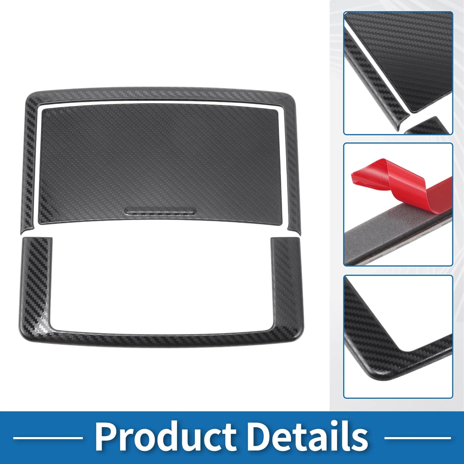 Set of 2 Headlight Trim Bezels for Nissan Rogue (2021–2024) ABS