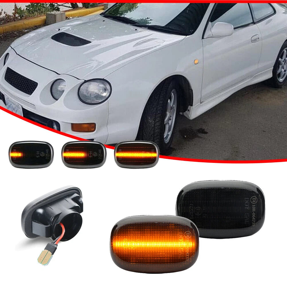 Dynamic Sequential LED Side Marker Lights for Toyota Corolla, Camry, Hilux, Prius