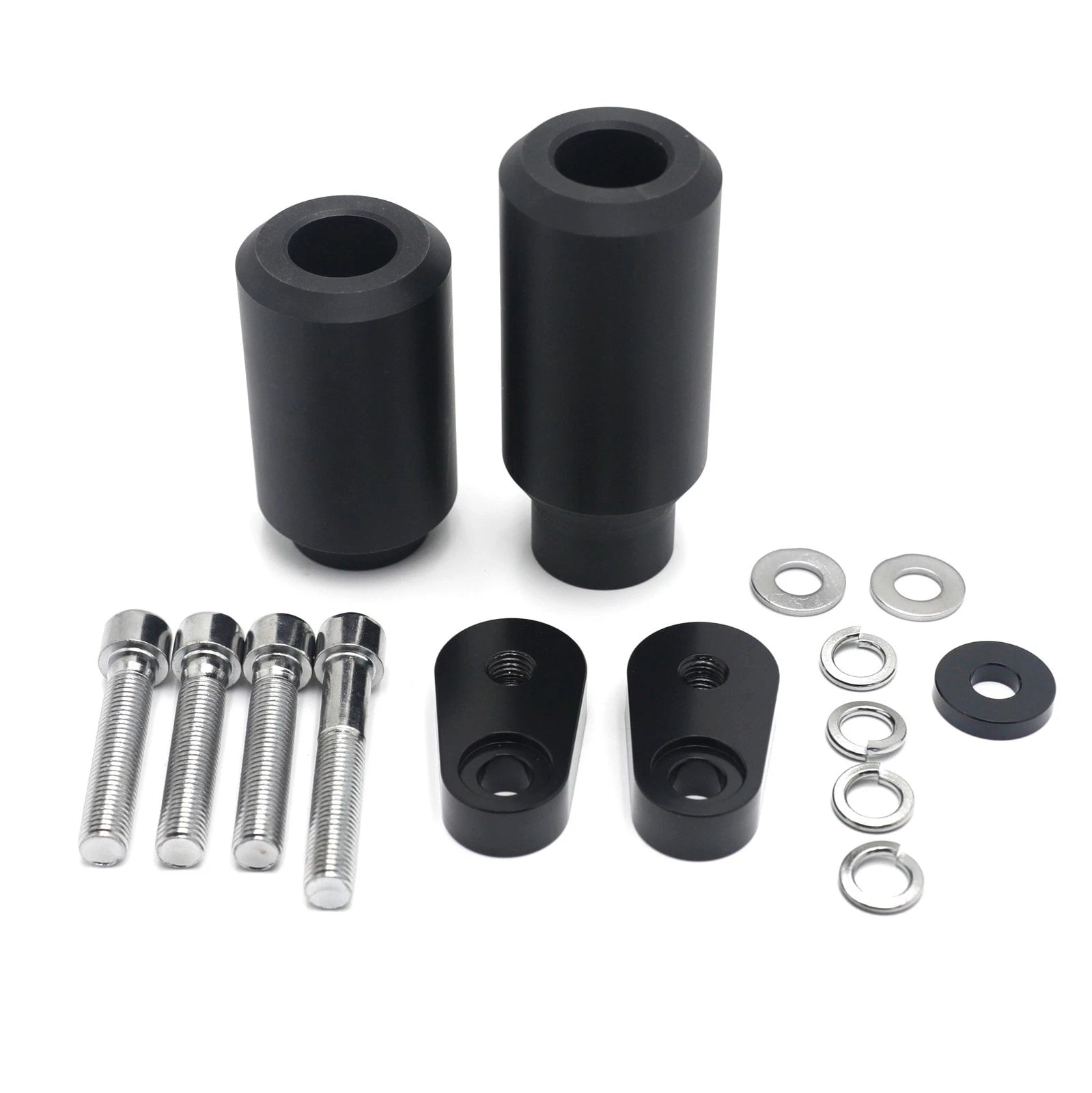 No Cut Black Frame Slider Crash Protector for Yamaha FZ-6R (2009–2016)