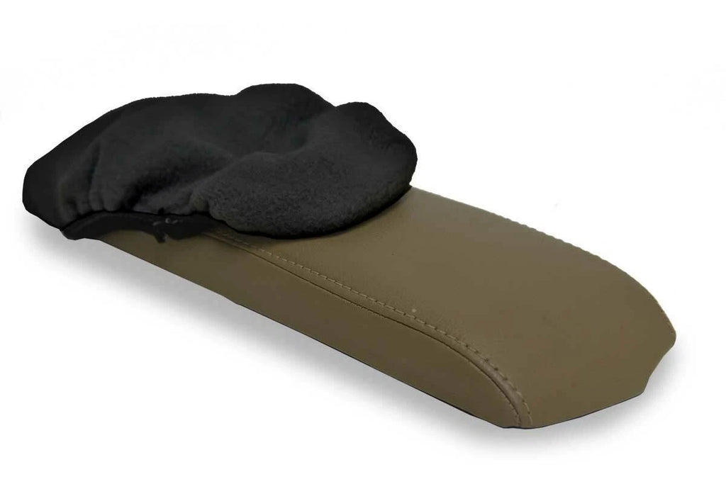 Fleece Console Lid Armrest Cover for Chevrolet Equinox (2010–2017) Black