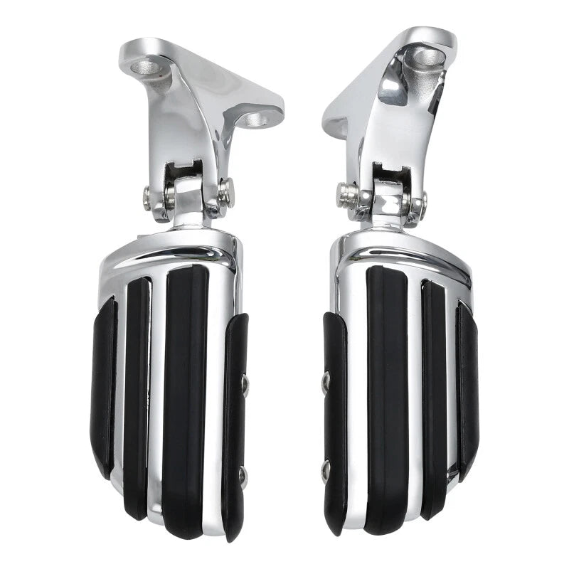 Chrome Passenger Footpeg Pegs for Harley Street Road Glide (1993–2025)