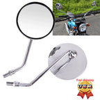 10mm Round Side Mirrors for Honda CL90 CB100 CL100 CL125 CB125 (1969–1976)