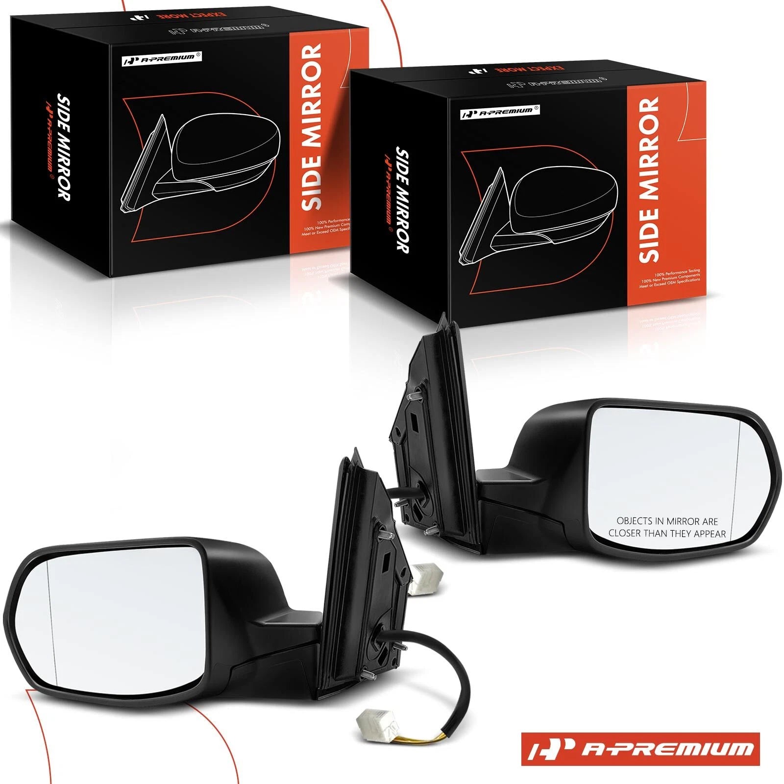 Power Adjust Side Mirror Pair with Power Fold for Honda CR-V (2012–2016)