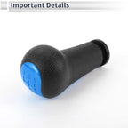 5 Speed Shift Knob for Chevrolet Spark (2013–2022) Blue Black
