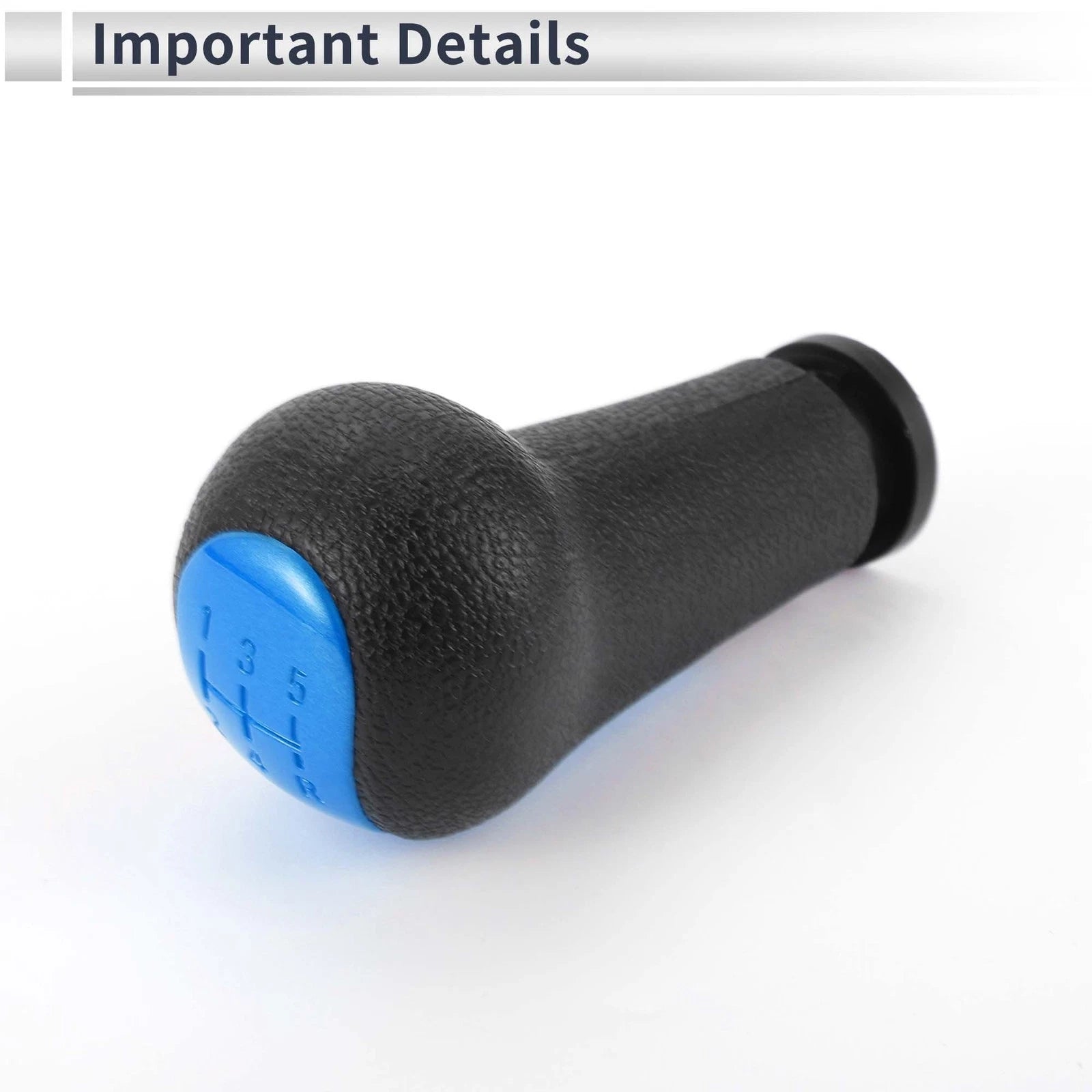 5 Speed Shift Knob for Chevrolet Spark (2013–2022) Blue Black