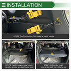 Retractable Cargo Cover for BMW X2 F39 Gloss Black (2018 - 2023)