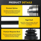 CV Axle Shaft Assembly for BMW X3 X4 (2018–2023) Front Right Passenger Side