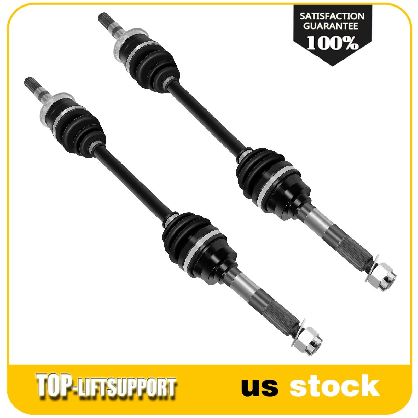 Set of 2 CV Axles for Yamaha Kawasaki Mule 3010 2510 4010 (2001–2013)
