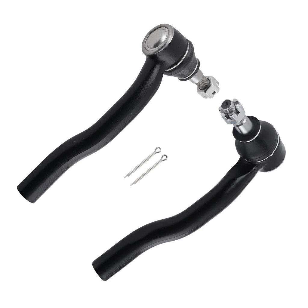 Pair Front Outer Tie Rod Ends for Infiniti EX35 G37 M37 M45 Q50 QX50 Nissan 370Z