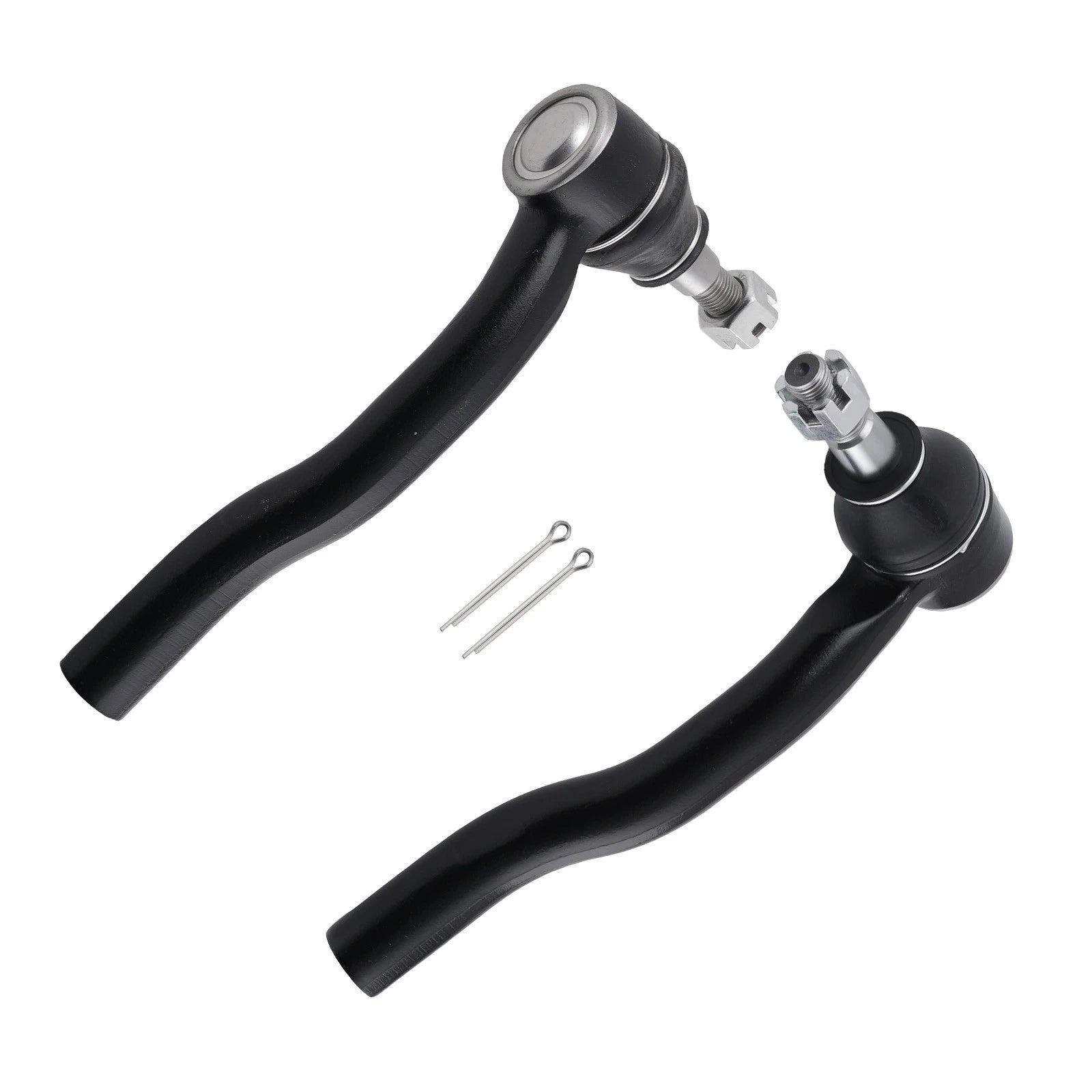 Pair Front Outer Tie Rod Ends for Infiniti EX35 G37 M37 M45 Q50 QX50 Nissan 370Z