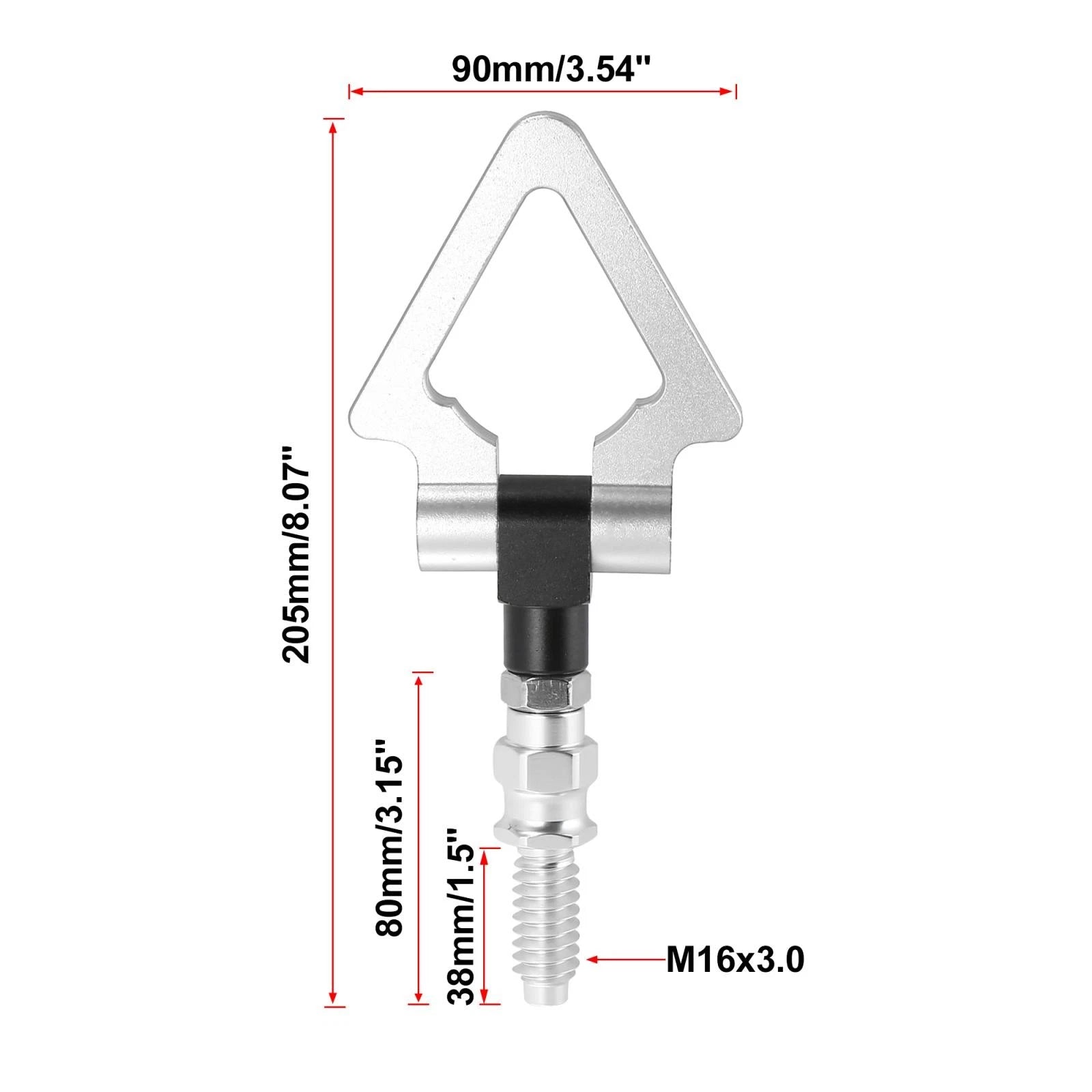 Racing Screw On Tow Hook Triangle Ring for BMW 3 5 7 Series Z3 Z4 (All Years) 782685430319