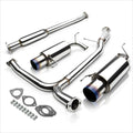 Dual 4.5" Burnt Tip Muffler Catback Exhaust System for Honda Accord V6 (1998–2002)