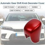 Automatic Gear Shift Knob Cover for Honda Civic (2022–2025) Red