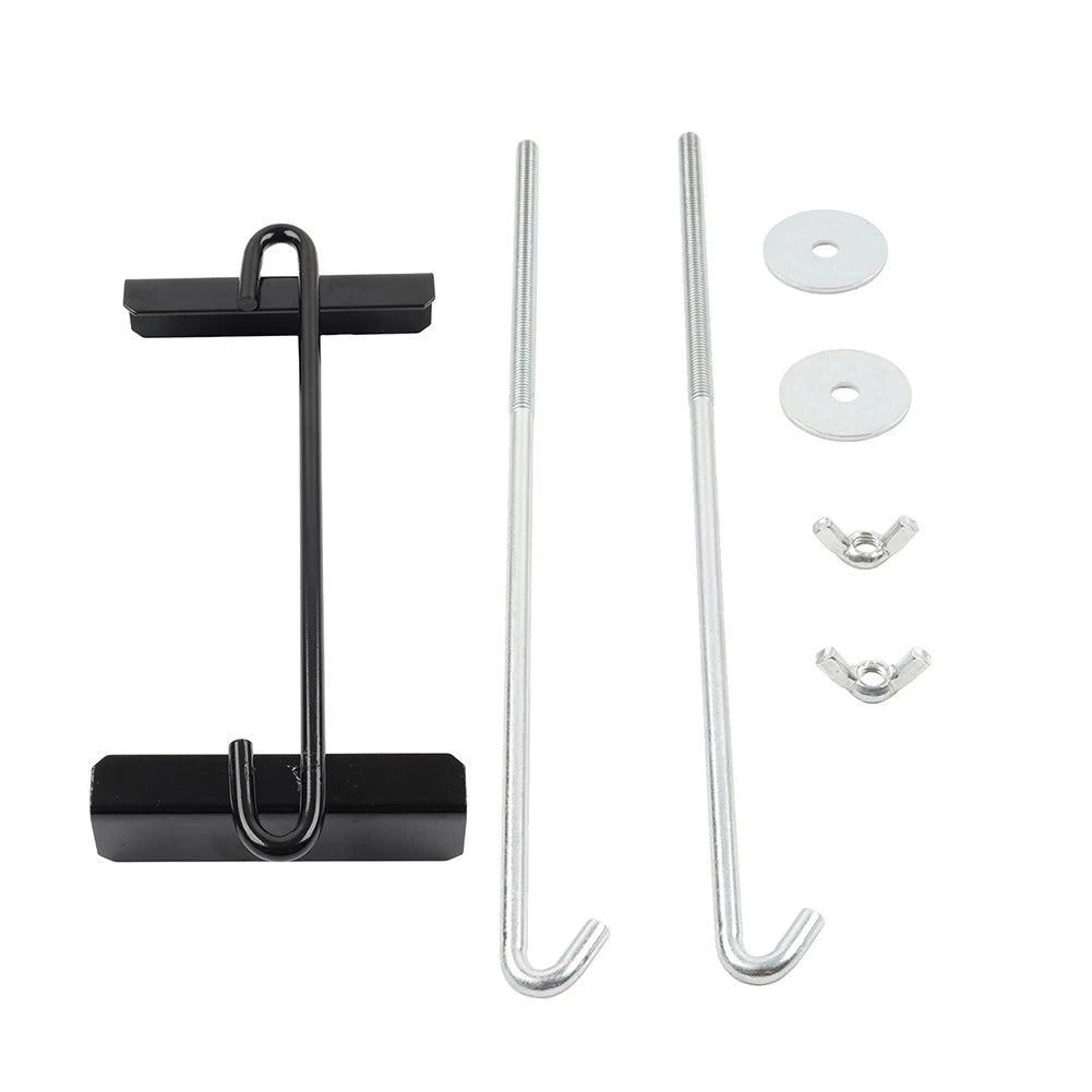 Battery Hold Down Clamp Bracket with 10 J Bolts for Universal Fit (All Years)