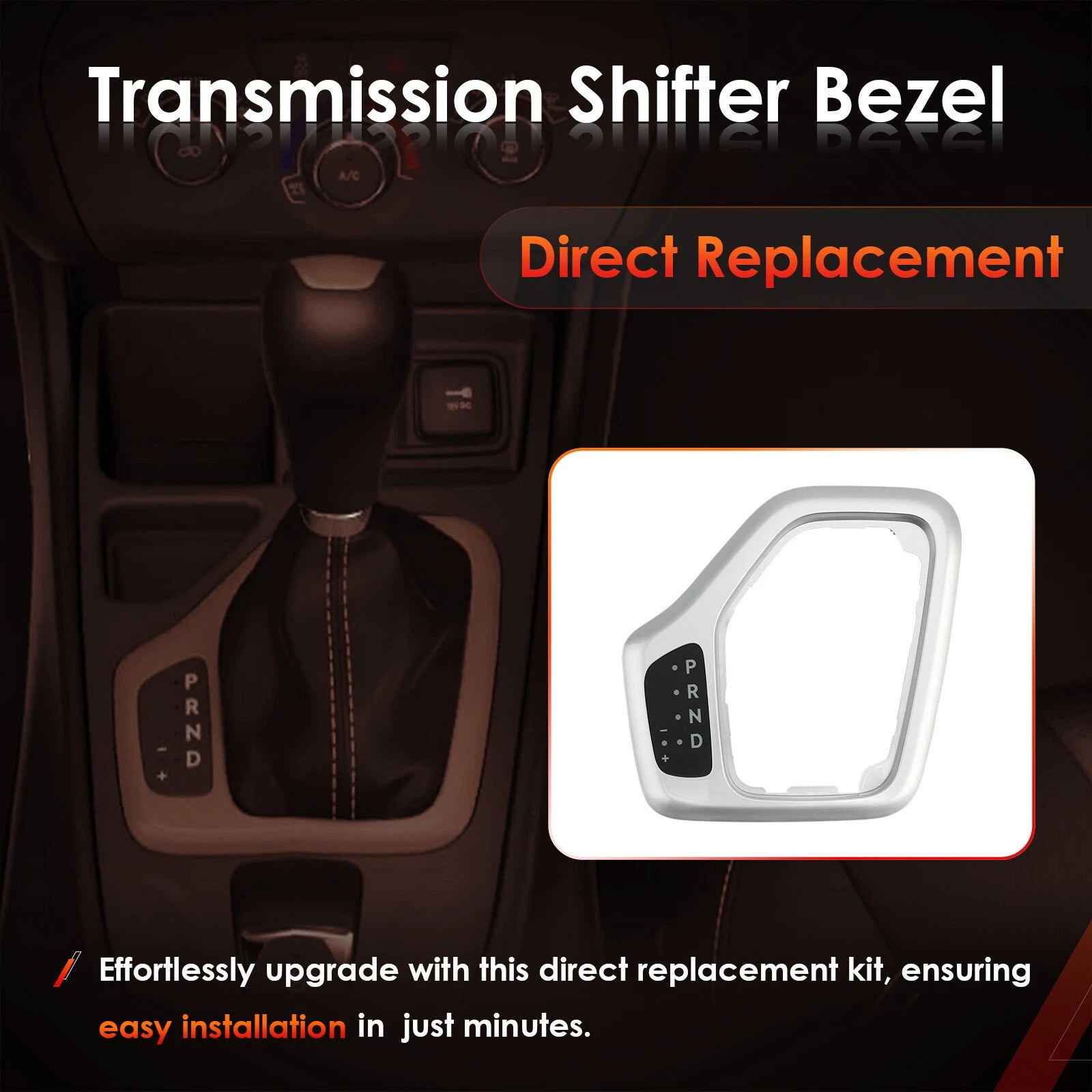 Transmission Gear Shifter Bezel w/ Harness for Jeep Cherokee KL (2014–2018)