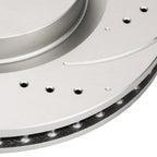 Front Brake Rotors and Ceramic Pads Kit for Nissan Rogue (2014–2017)