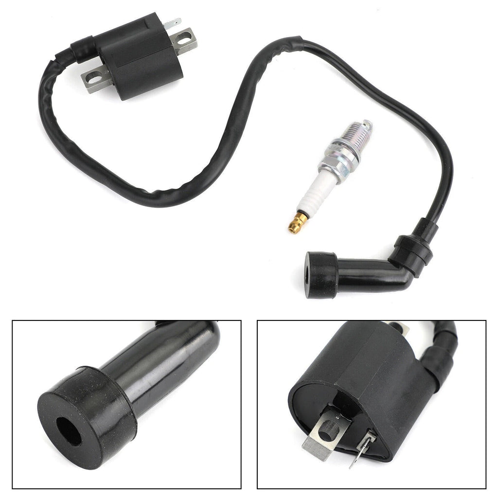 Ignition Coil + Spark Plug for Polaris ATV Trail Boss 325 330 (2003–2006) 31401-40F00 A