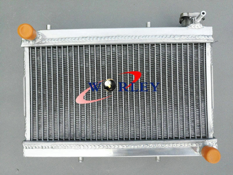 Aluminum Radiator + Blue Hose for Honda TRX250R (1988-1989)