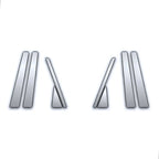 Chrome Pillar Covers 8 Piece Replacement for Hyundai Tucson (2016–2023)