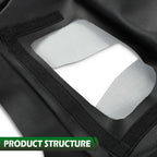 Seat Cover for Yamaha Exciter (1987–1993) Vinyl Black