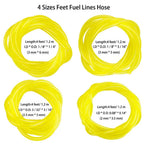Fuel Line Hose Set 16ft for Primer Bulbs with 4 Replacement Filters