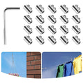 20X Stainless Steel Wire Rope Clips for Marine and Construction
