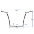 16'' Ape Hanger Handlebar for Harley Touring (1986–Present)