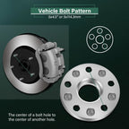 Set of 4 Wheel Spacers 5x4.5 20mm 12x1.5 for Lexus GS300 GS350 IS350 Toyota Camry (1998–2023)