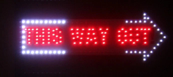 LED Lighted Sign for Home Decor Picture Hanging