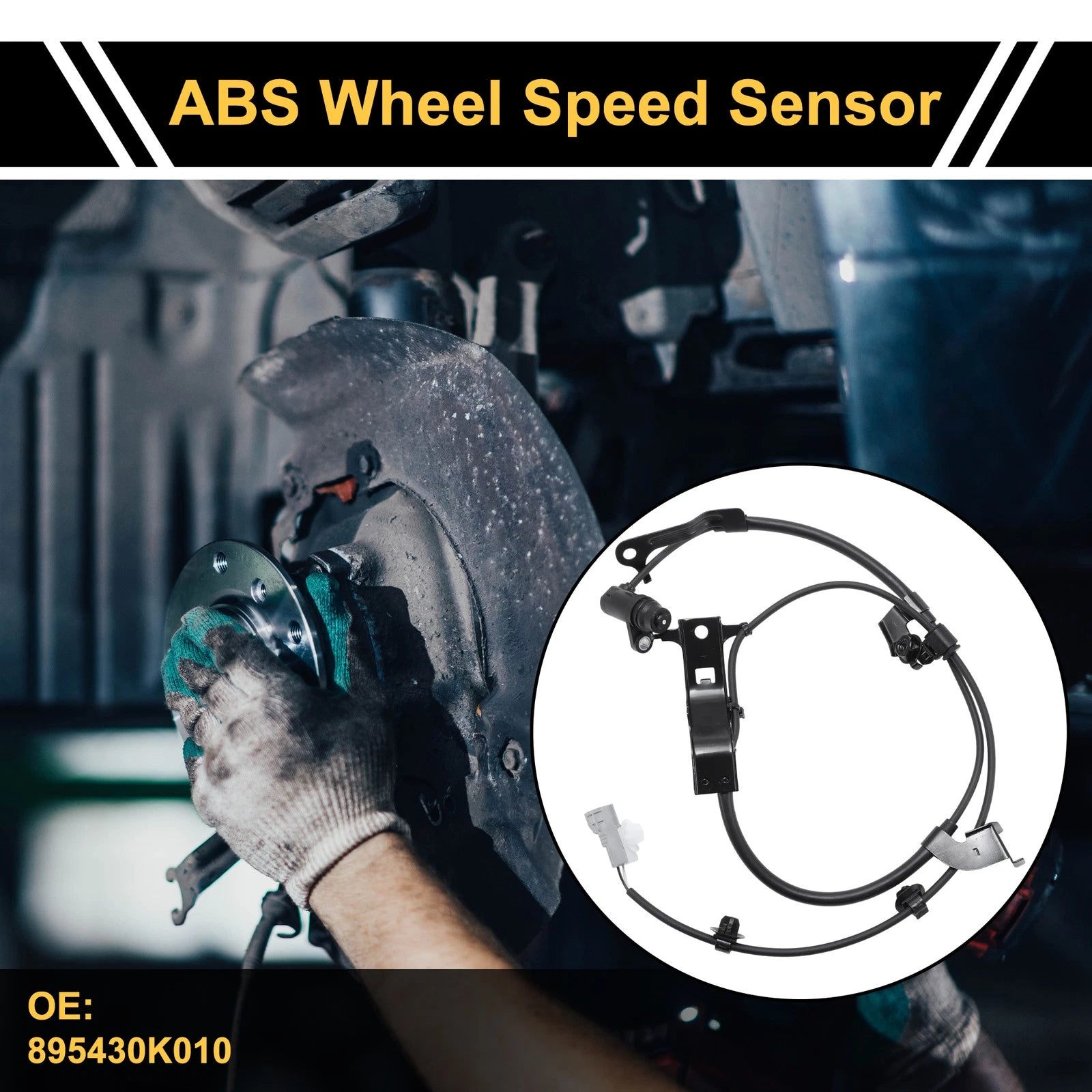ABS Wheel Speed Sensor No. 895430K010 for Toyota Hilux (2005–2014) Front Left