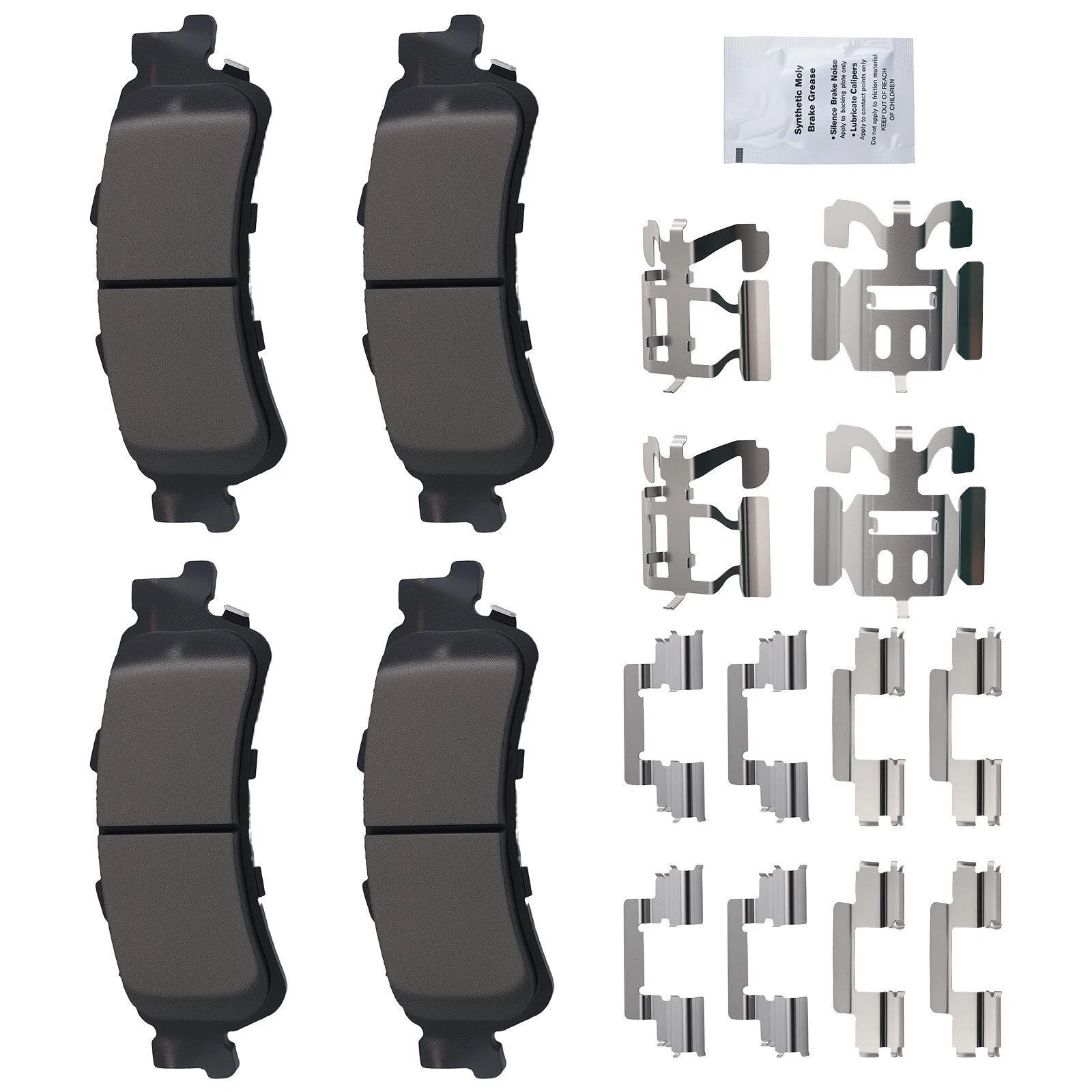 Rear Ceramic Brake Pads for Cadillac DeVille/DTS (2000-2011) Heavy Duty