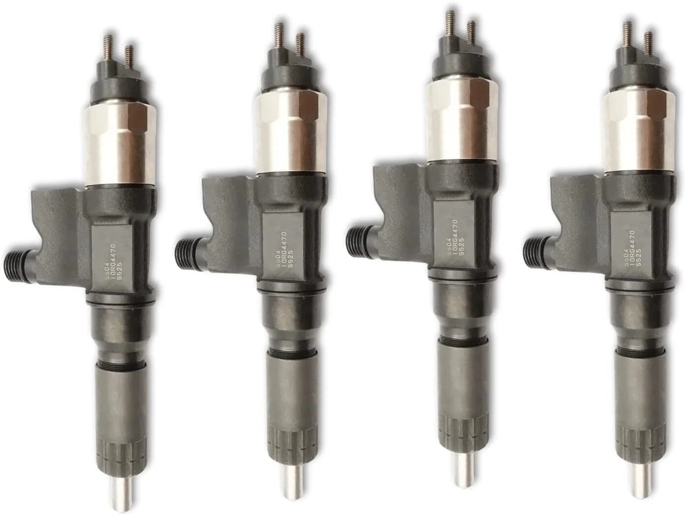 Set of 4 Common Rail Fuel Injectors 095000-8901 8973297033 for Isuzu 4HK1 6HK1