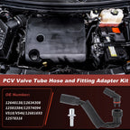PCV Valve Tube Fitting Kit for Chevy Traverse 3.6L (2012–2017) No. 12648138/12681693