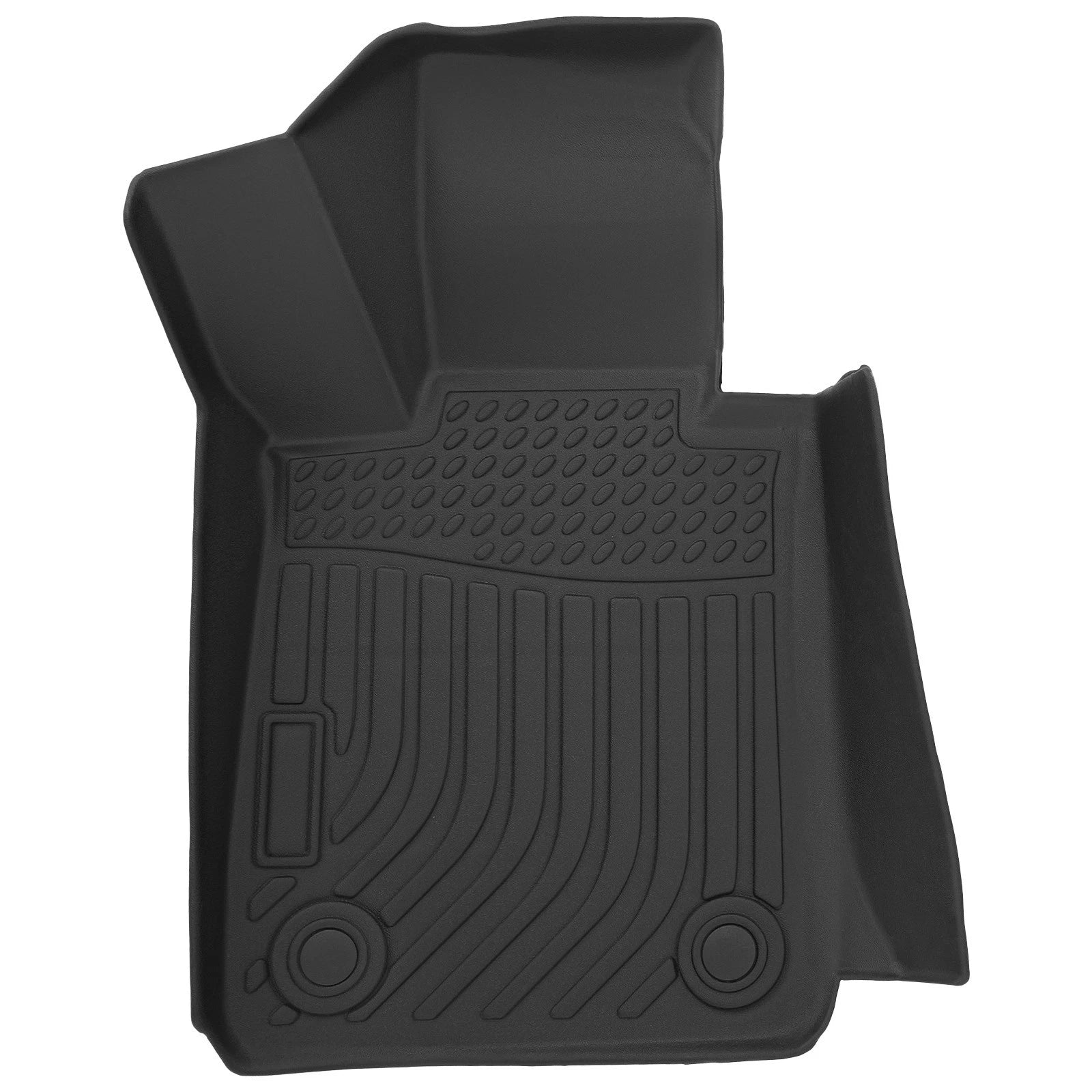 Set of 4 Black TPE All-Weather Floor Mats for BMW 5-Series (2017–2023)
