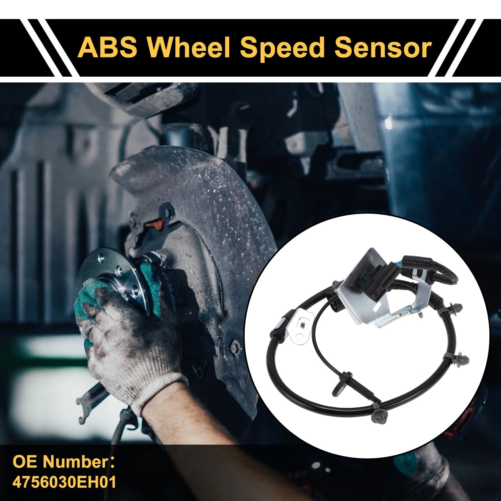 ABS Wheel Speed Sensor No. 4756030EH01 for Honda Accord (2023–2025) 1Pc Left Rear
