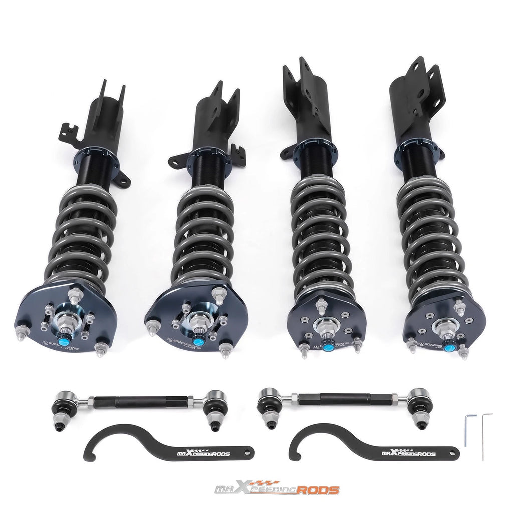 Set of 4 T7 Racing Coilovers w/ 24 Level Damping for Toyota Camry (2007–2011)