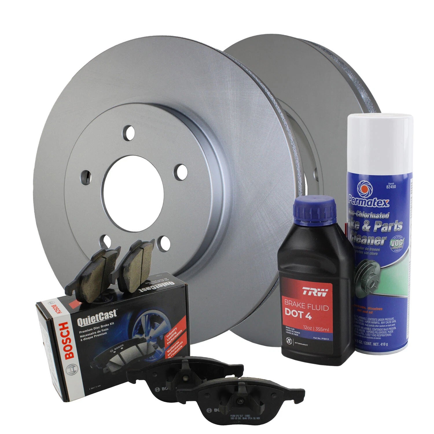 Front Brake Kit 303mm Rotors Bosch Ceramic Pads for Ford Escape, Mercury Mariner (2001–2012)
