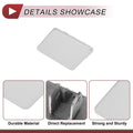 Bumper Headlight Washer Nozzle Cover Cap for BMW 335i - Silver Tone