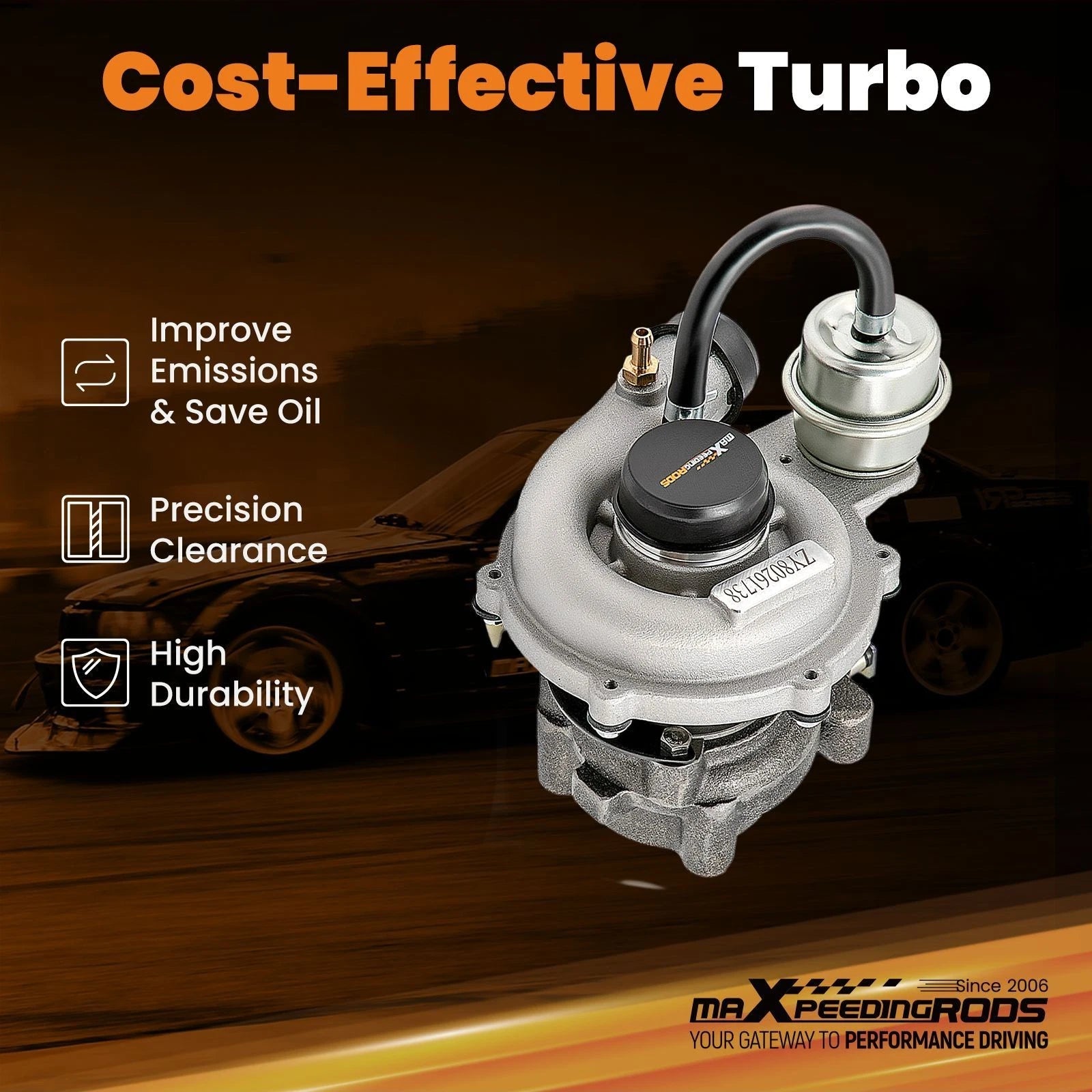 Turbocharger for Land Rover Freelander 2.0 Di (2006–2014) 452202-5004S