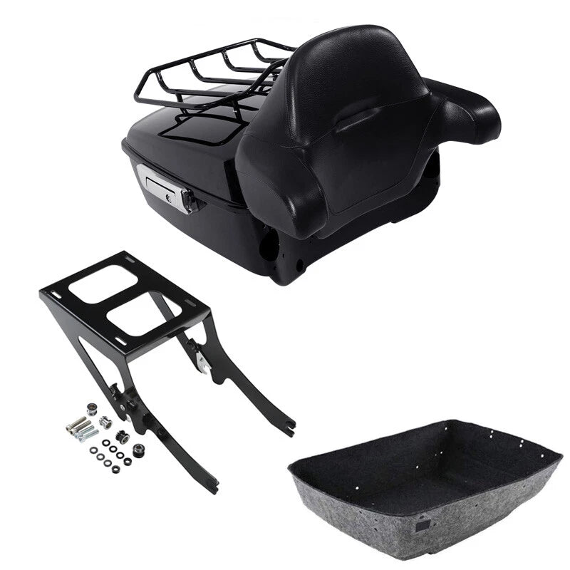 Trunk Backrest Rack Mount for Harley Heritage Classic FLHC FLHCS (2018–2026)